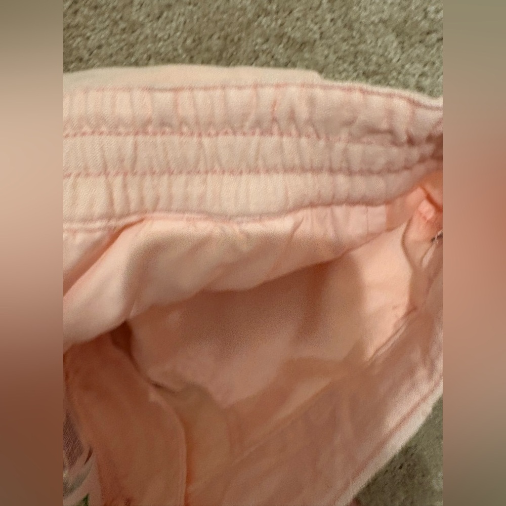 J Crew Pink Cargo Pants 100% Cotton Pull-On Size Medium Tall - Picture 5 of 7